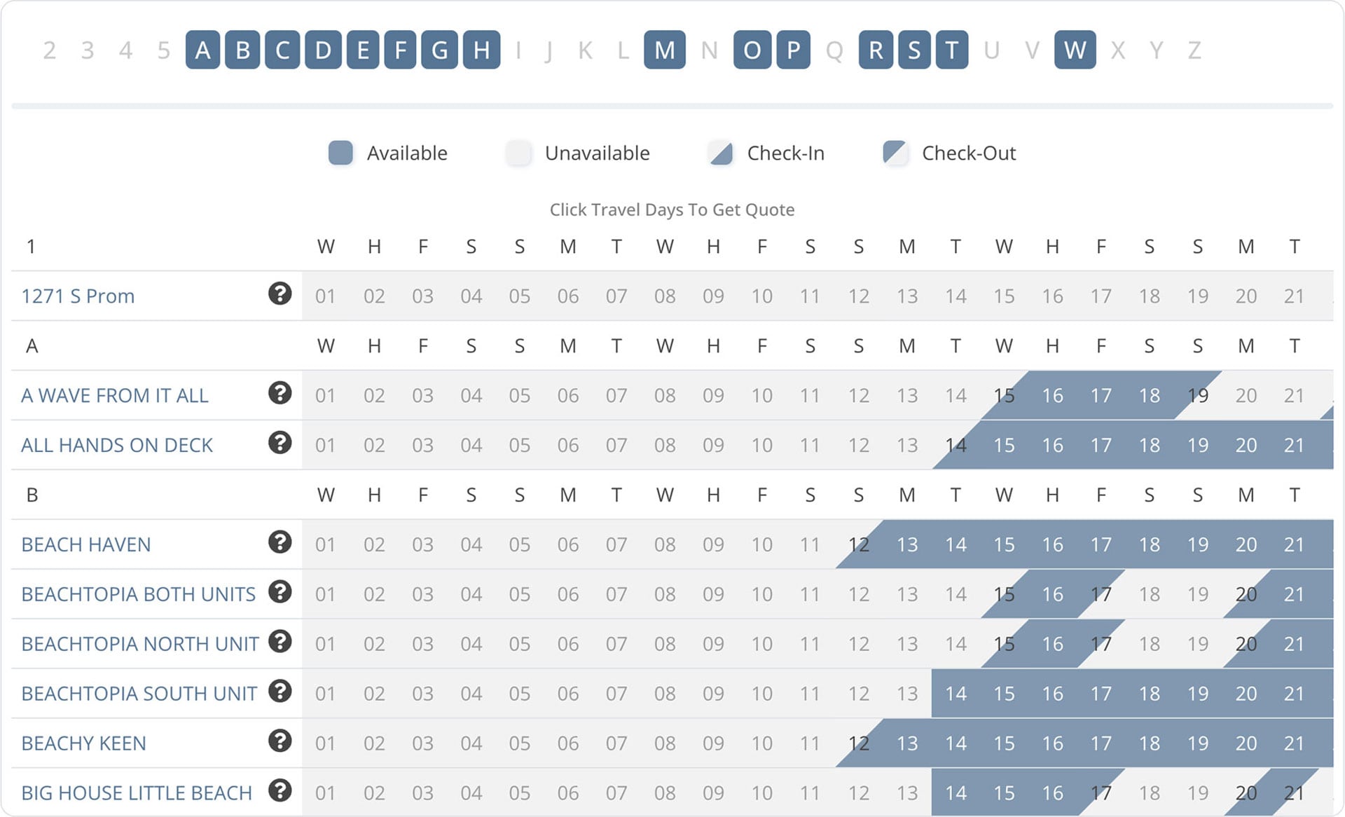 Availability Calendar image